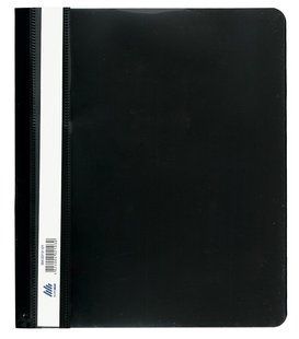 Папка-скоросшиватель с механизмом "усики", А5, 120/160 мкм, черная BM.3312-01 фото
