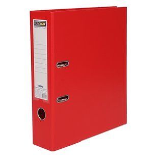 Регистратор двухсторонний А4, 70/75 мм (внутр./внеш.), IDEAL, красный BM.3019-05с фото