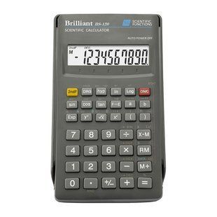 Калькулятор інженерний Brilliant BS-120, 10 + 2 розрядів, 56 функцій BS-120 фото
