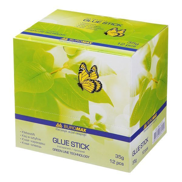 Клей-олiвець Buromax Eco-line 35 г BM.4913 фото