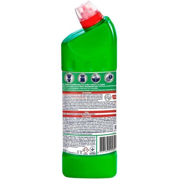Універсальний миючий засіб Domestos Хвойна свіжість 1 л 94891 фото