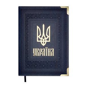 Дневник недат. STATUT, A5, синий, штуч.кожа/поролон, 336 стр. BM.20480-02 фото