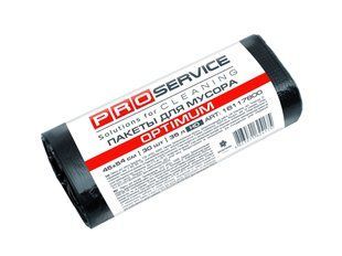 Пакеты для мусора PRO Service OPTIMUM, 45х54 см, черные, HD 35 л/30 шт 16117802 фото
