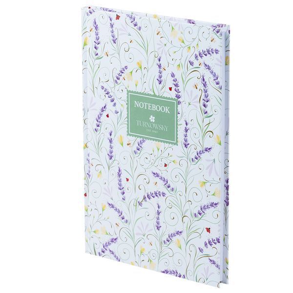 Книга записна тверда обкл. А5, 96 арк., кліт., TR, Floral 3 8457-12-A-TR фото