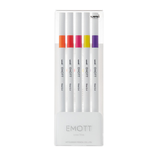 Лайнер uni EMOTT 0.4мм fine line, Passion Color, 5 кольорів PEM-SY/5C.02PC фото