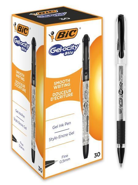 Ручка BIC Gelosity Stic, черная bcCEL1010266 фото