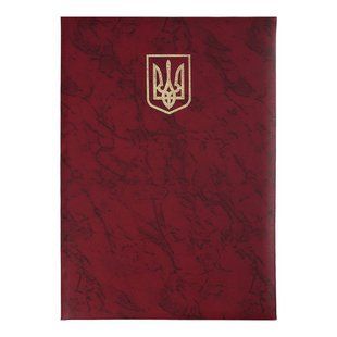 Папка "Герб", А4+, баллокрон, бордо BM.3571-13 фото