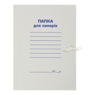 Папка на завязках Buromax, клеєний клапан, А4, 0.3 мм BM.3359 фото