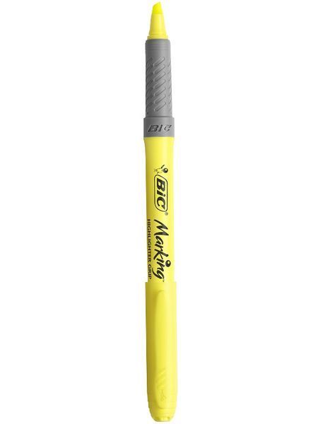 Текстовыделитель BIC Grip, желтый bc811935 фото