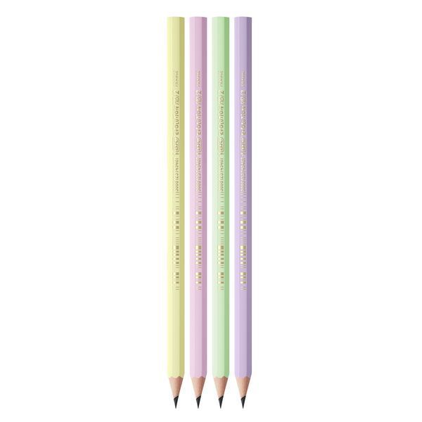 Набор графитовых карандашей BIC Ecolution Pastel, без ластика, 5 штук bc518980 фото