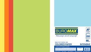 Набор цветной бумаги Buromax INTENSIVE, А4, 80 г/м&sup2;, 250 листов, 5 цветов BM.27213250-99 фото