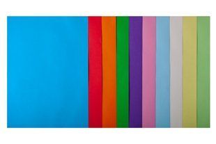 Набір кольорового паперу PASTEL+INTENSIVE, 10 кол., 50 арк., А4, 80 г/м&sup2; BM.2721650-99 фото