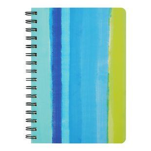 Книга для нотаток COLOUR LINES, А5, 80 арк., клітинка, тв. картонна обкладинка, синя BM.24572110-02 фото