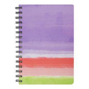 Книга для нотаток COLOUR LINES, А5, 80 арк., клітинка, тв. картонна обкладинка, фіолетова BM.24572110-07 фото
