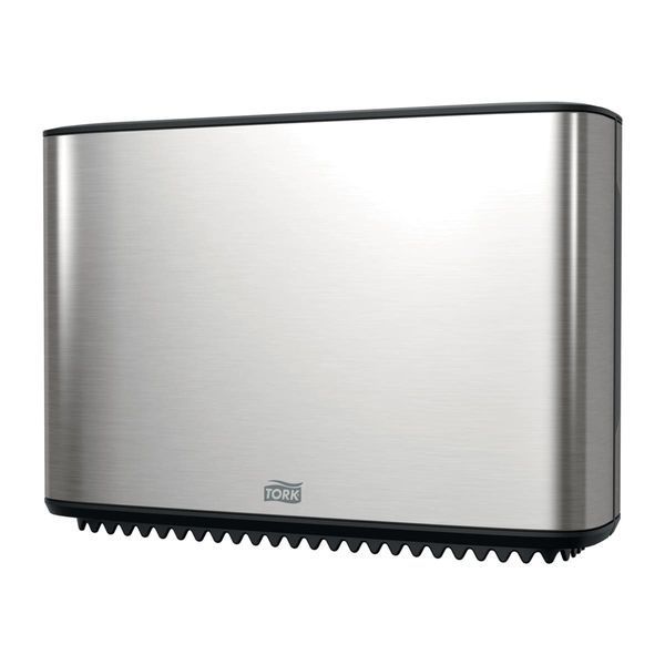 Диспенсер Tork Image Line для туалетного паперу в рулонах Mini Jumbo, на 2 рулони, металевий 460006 фото