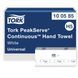 Листові вузькопанельні рушники Tork PeakServe Universal з безперервною подачею, білі, 1 шар, 410 листів 100585 фото 2