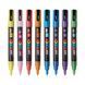 Набір маркерів uni POSCA Glitter Color, 0,9-1,3мм, 8 шт PC-3ML GLITTER COLOR 8C фото 3
