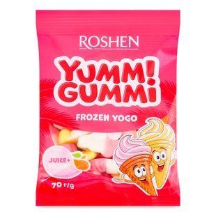 Желейные конфеты Roshen Yummi Gummi Frozen Yogo 70 г 36363 фото