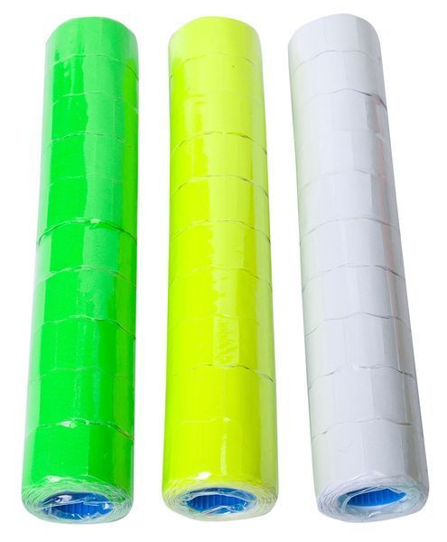 Ценник Buromax фигурный, наружная намотка, 26х16 мм, 375 штук, зеленый BM.282203-04 фото