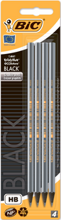 Карандаш чернографитовый BIC Evolution Eco, черный, 4 штуки bc896016 фото