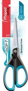 Ножницы офисные ESSENTIALS SOFT 210мм, черный с синим MP.468310 фото