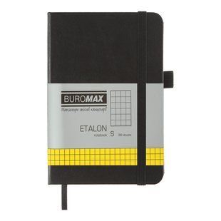 Книга записная ETALON 95*140, 96 л., ячейка, обкл. искусственная кожа, черный BM.296160-01 фото