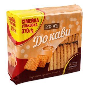 Печенье сахарное сахарное Roshen К кофе Пряженое молоко 370 г 23790 фото