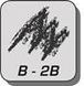 Карандаш графитовый BLACK PEPS, B, без ластика MP.850024 фото 3