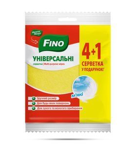 Салфетки универсальные FINO (Дрібниці життя) 4+1 шт 37371 фото