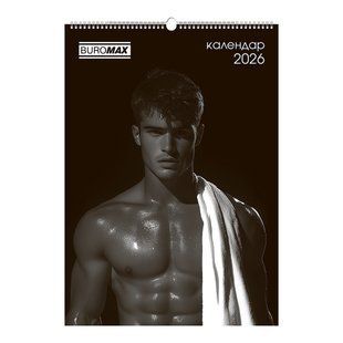Календарь настенный 2026 г., А2, 1 пружина, Men BM.210654 фото